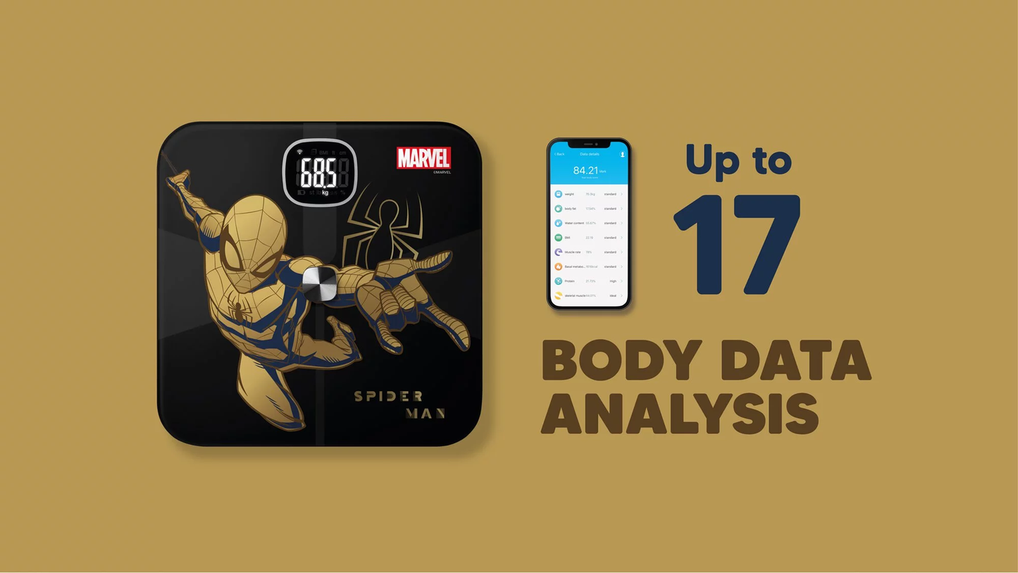 Smart D Health Tracker IoT 智能體脂磅 (蜘蛛俠款) -- EW1SDD2