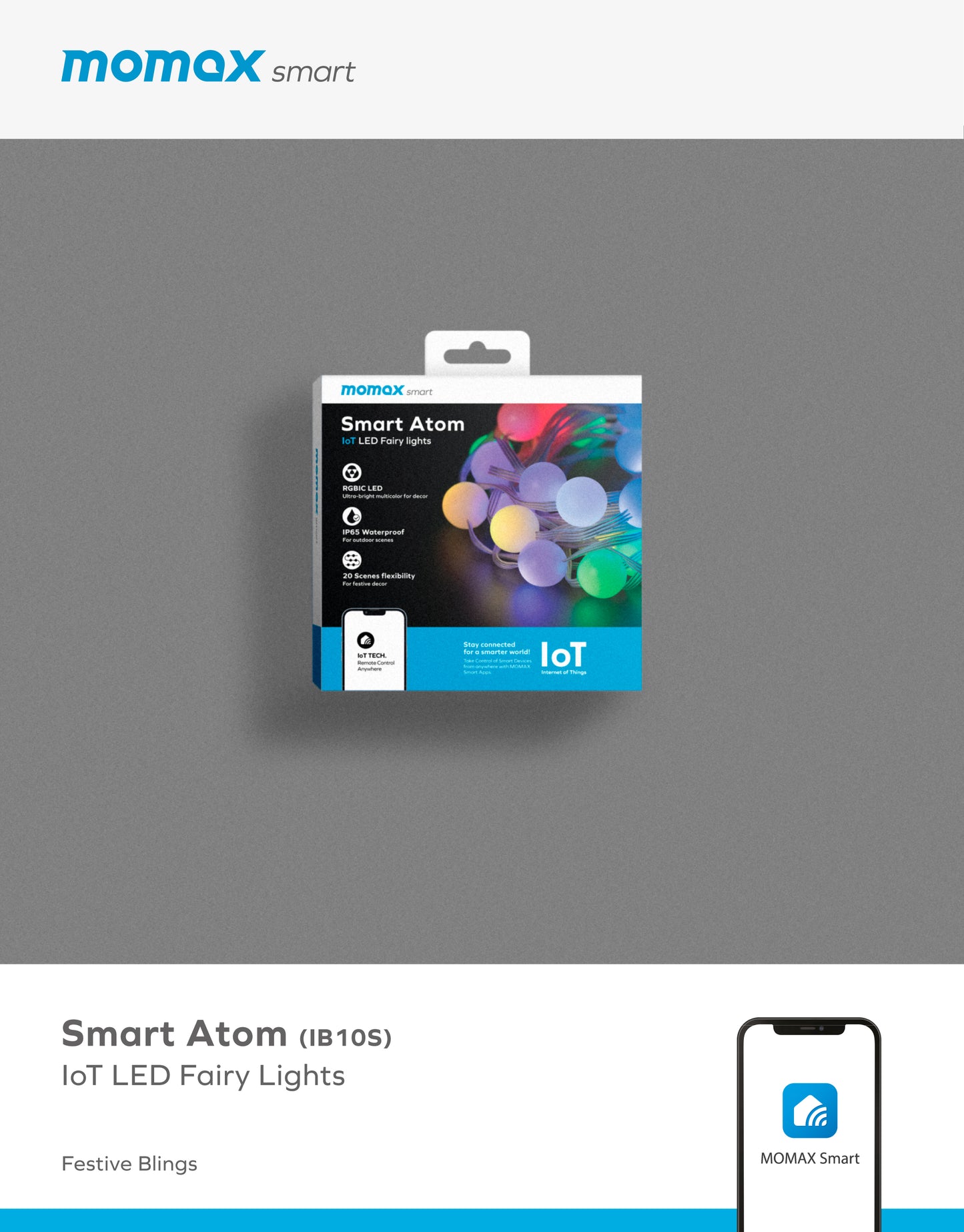 Smart Atom IoT LED Fairy Lights (IB10S) -- LED Light