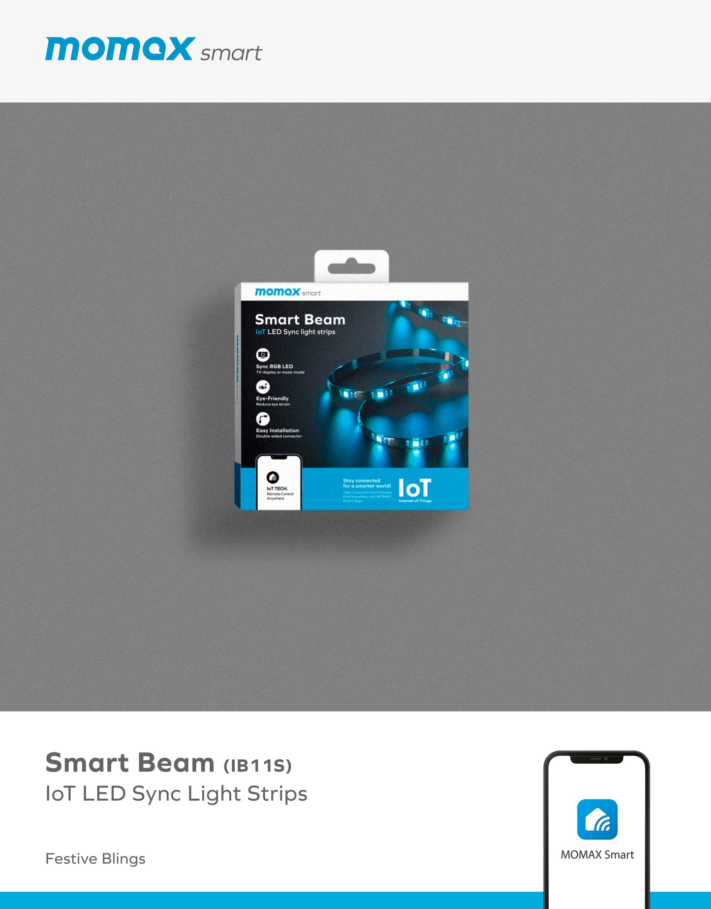 Smart Beam IoT LED Sync light strips (IB11S) -- LED Light