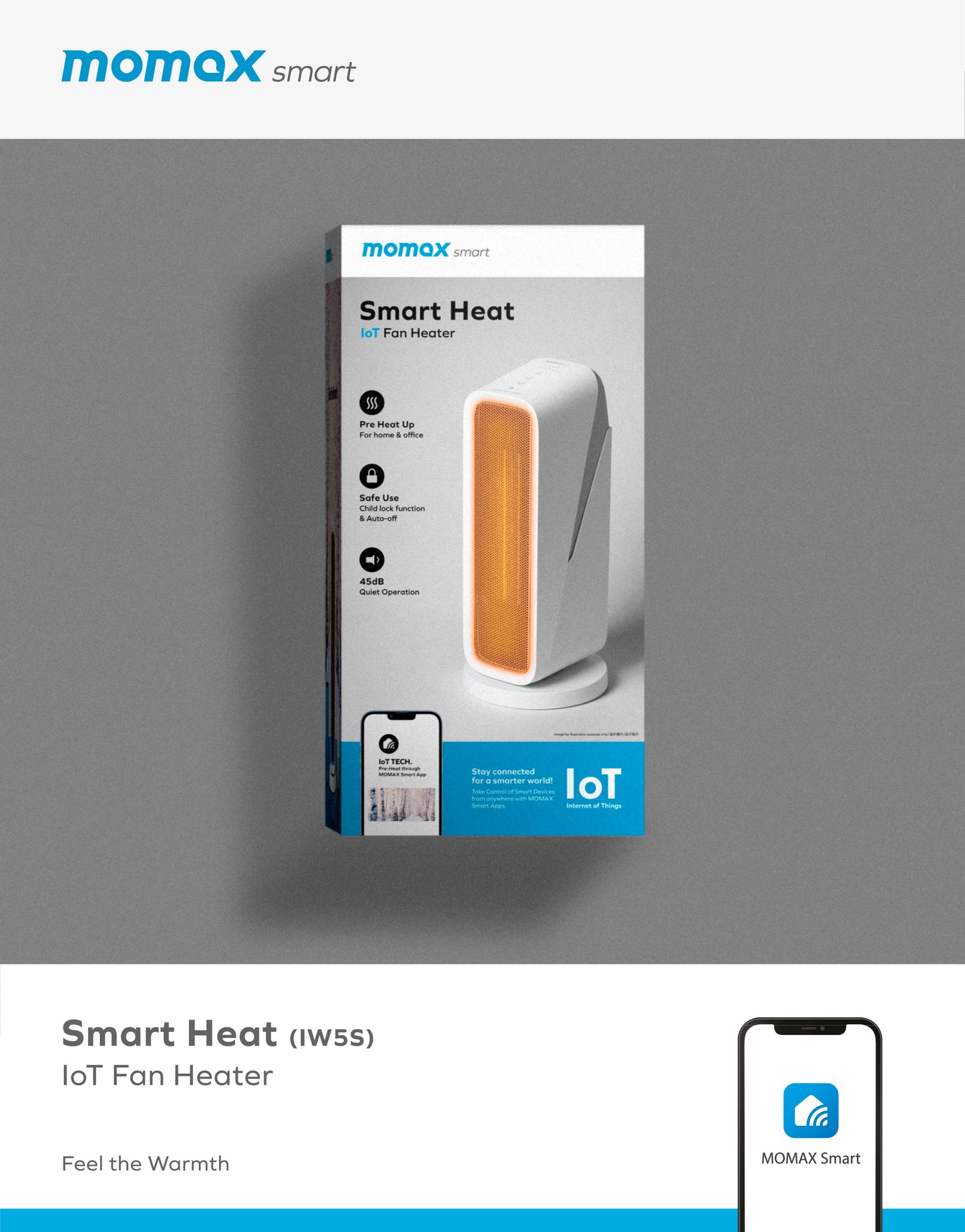 Smart Heat IoT智能暖風機 (IW5S) [預訂] -- 暖風機