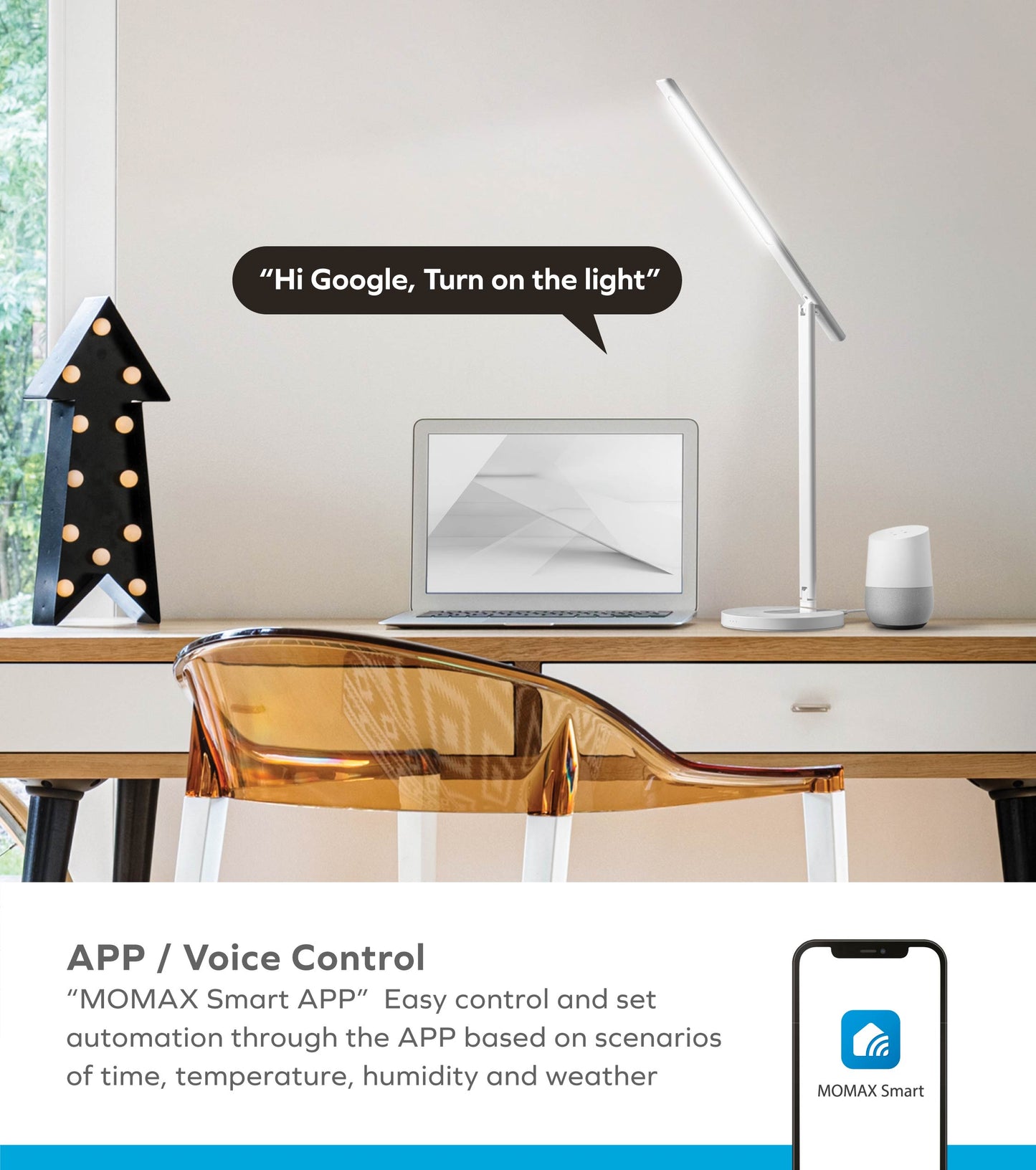 Bright IoT Lamp With 10W Wireless Charging (QL6S) -- LED Lamp