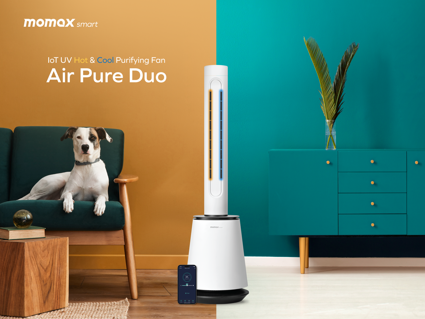 Air Pure Duo IoT UV Hot & Cool Purifying Fan (AP16S) -- Air Purifier