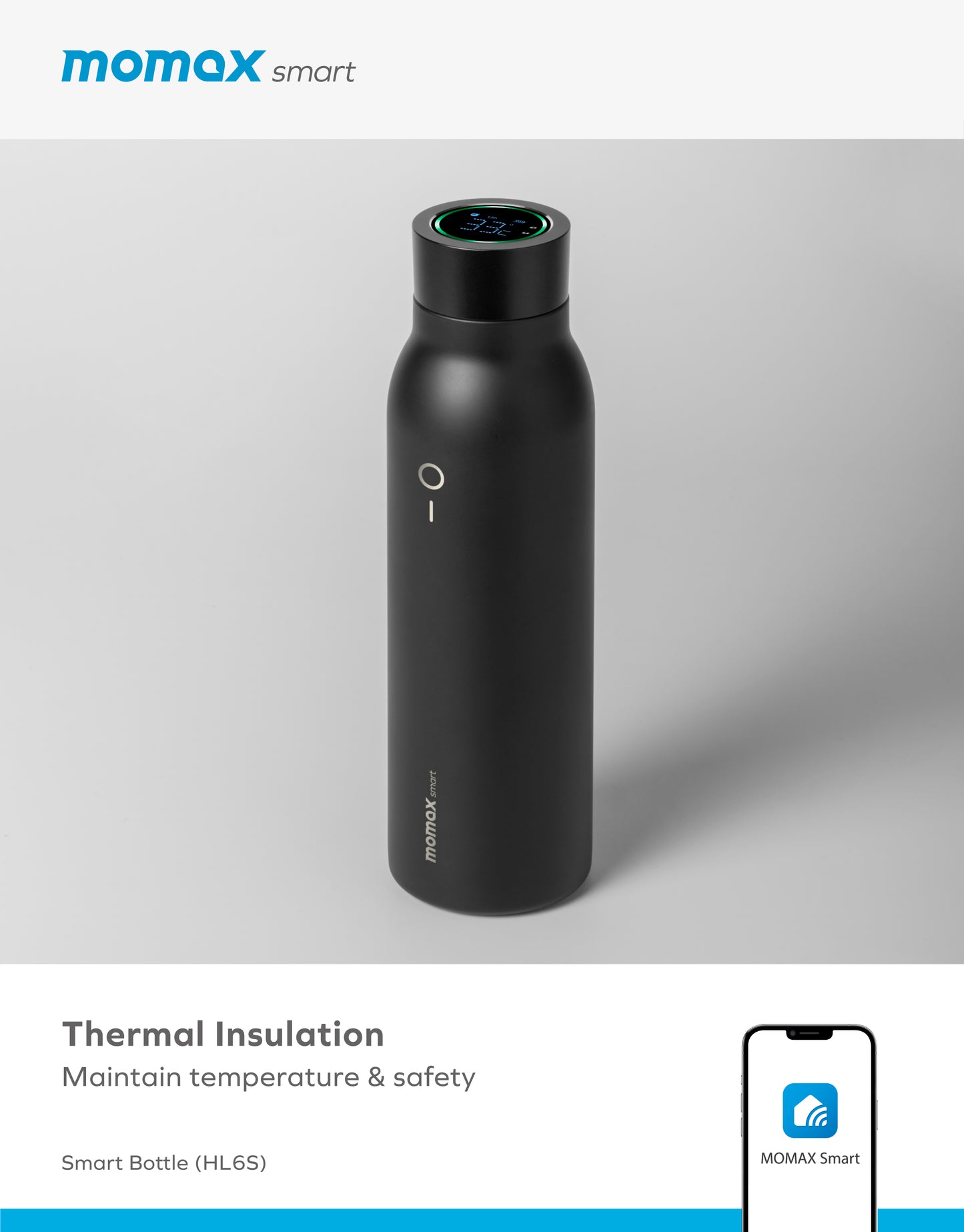 Smart Bottle IoT Thermal Drinkware (HL6S) -- Smart Bottle