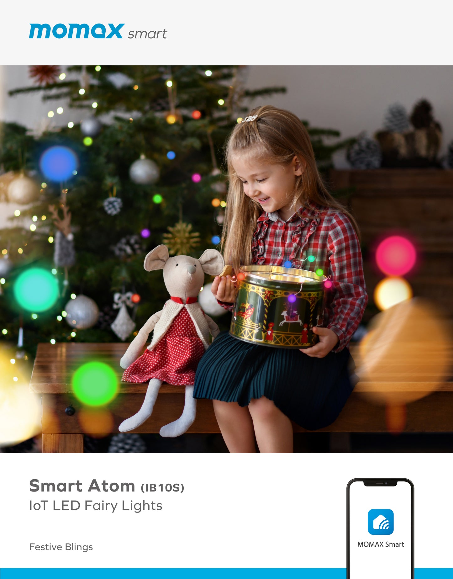 Smart Atom IoT 智能幻彩圓球燈串 -- IB10S