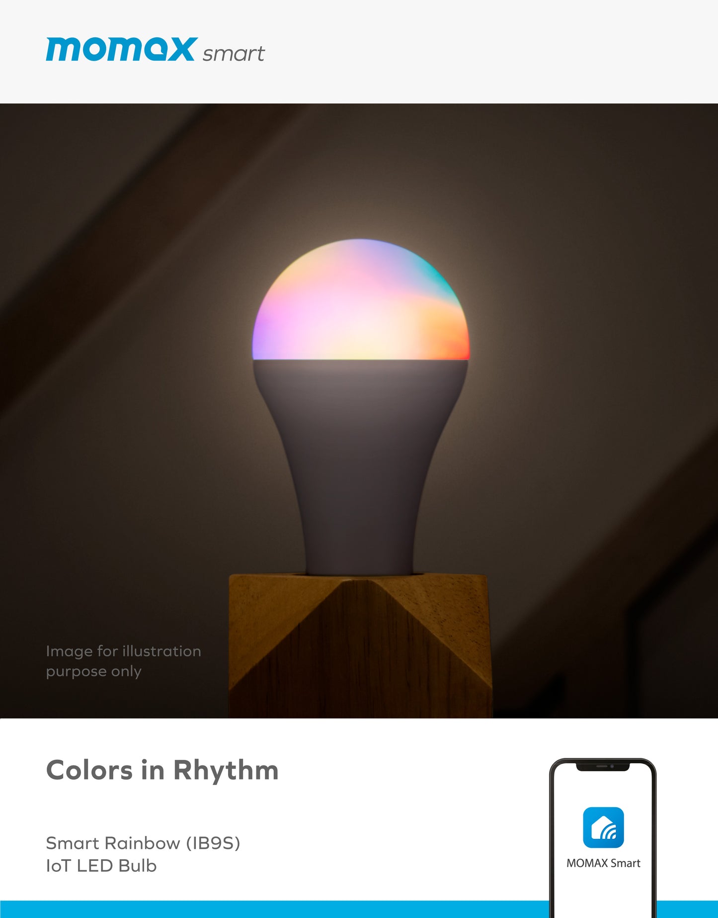 Smart Rainbow IoT 14W Smart LED Bulb - RGB (IB9SW) -- LED Bulb