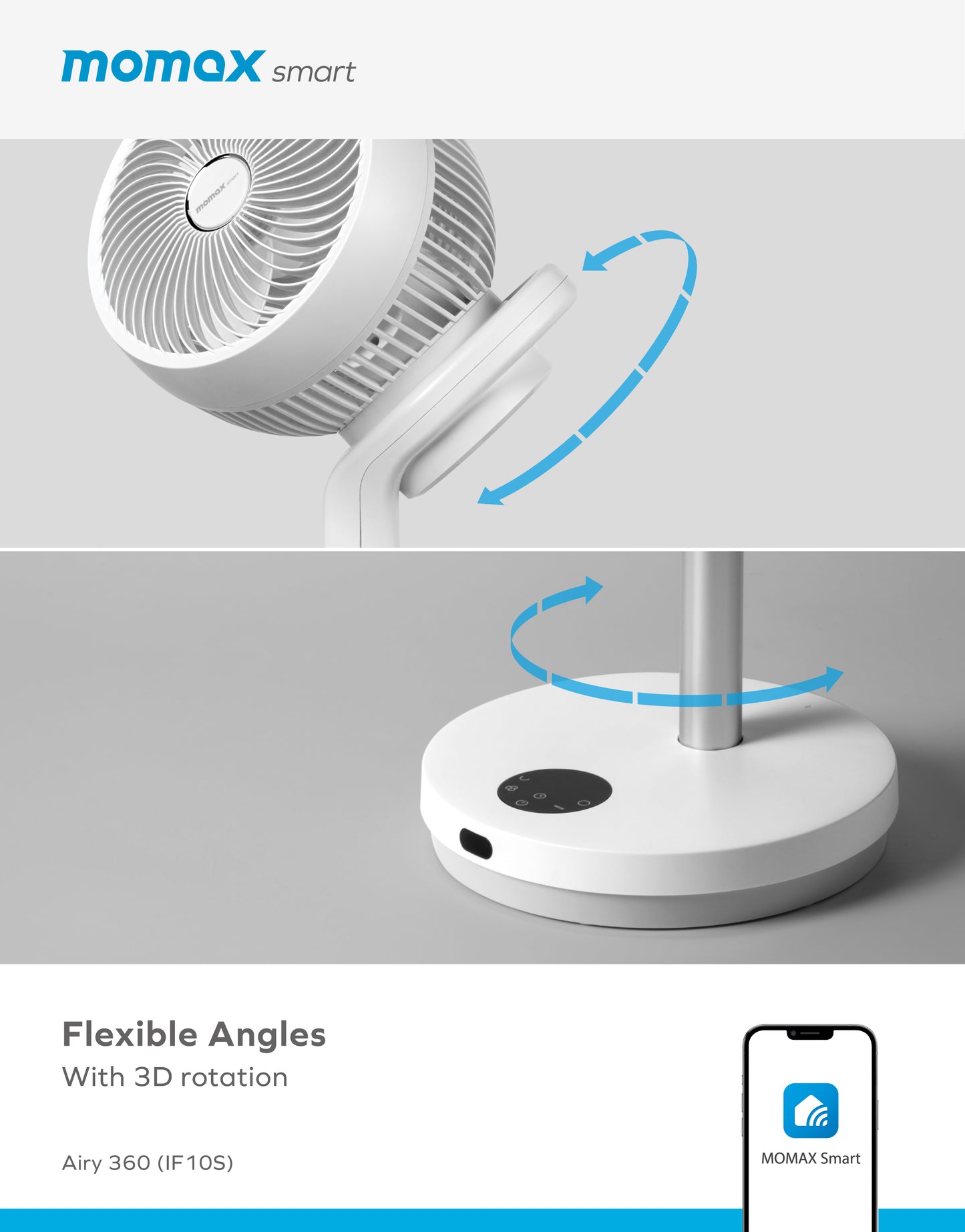 AIRY 360 IoT 2-way Anion Air Circulation Fan (IF10S) -- Circulation Fan