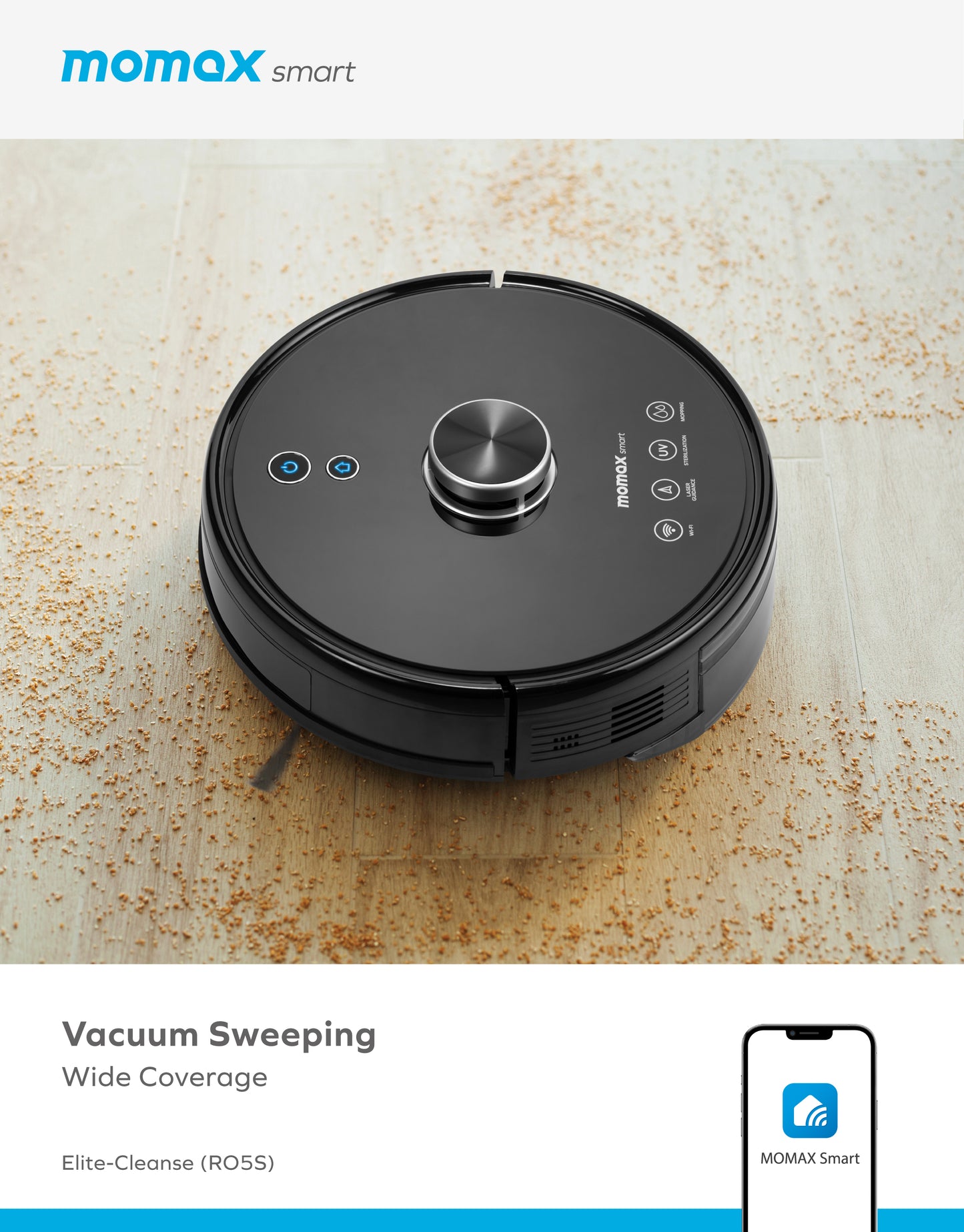 Elite Cleanse IoT UV-C Vacuum Robot (RO5S) -- Vacuum Robot