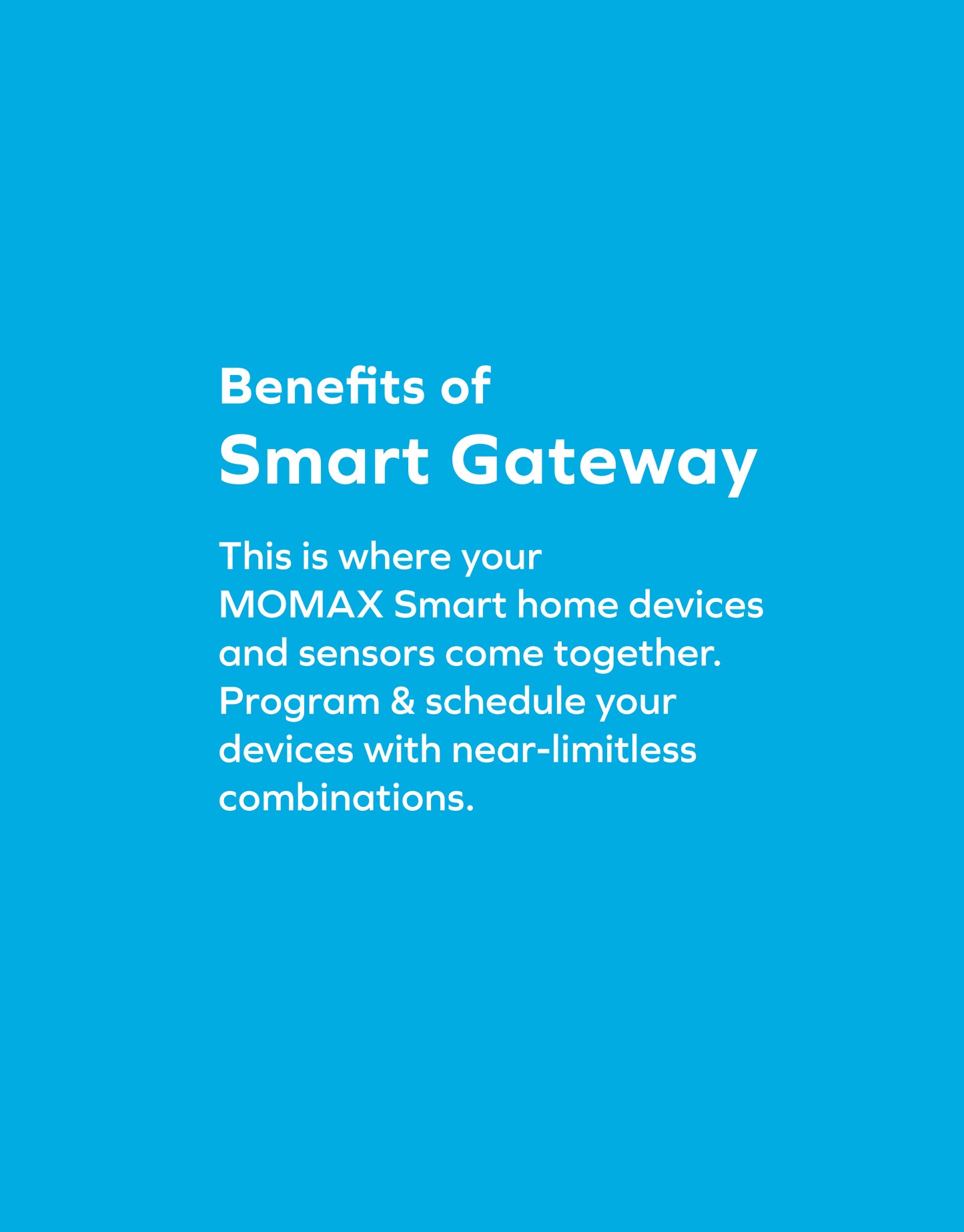 Momax智能網關 (SL5SW) -- Sensor